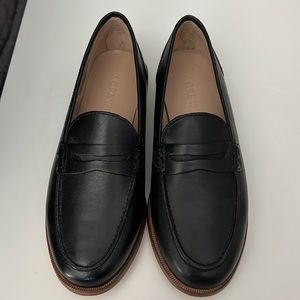 Brand New J Crew Black Loafers - size 5.5